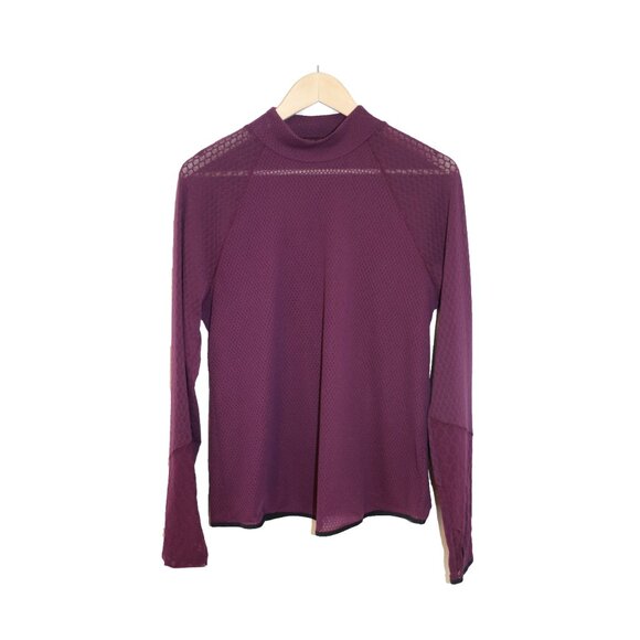 Lululemon Geo Long Sleeve *lululemon lab Plum - Picture 2 of 6